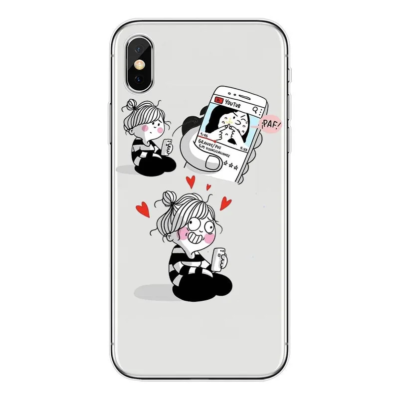 Принципиально Перейти la volatil Мягкий силиконовый прозрачный чехол для iPhone X 8 7 6 6 S плюс 5S 5C SE XS Max