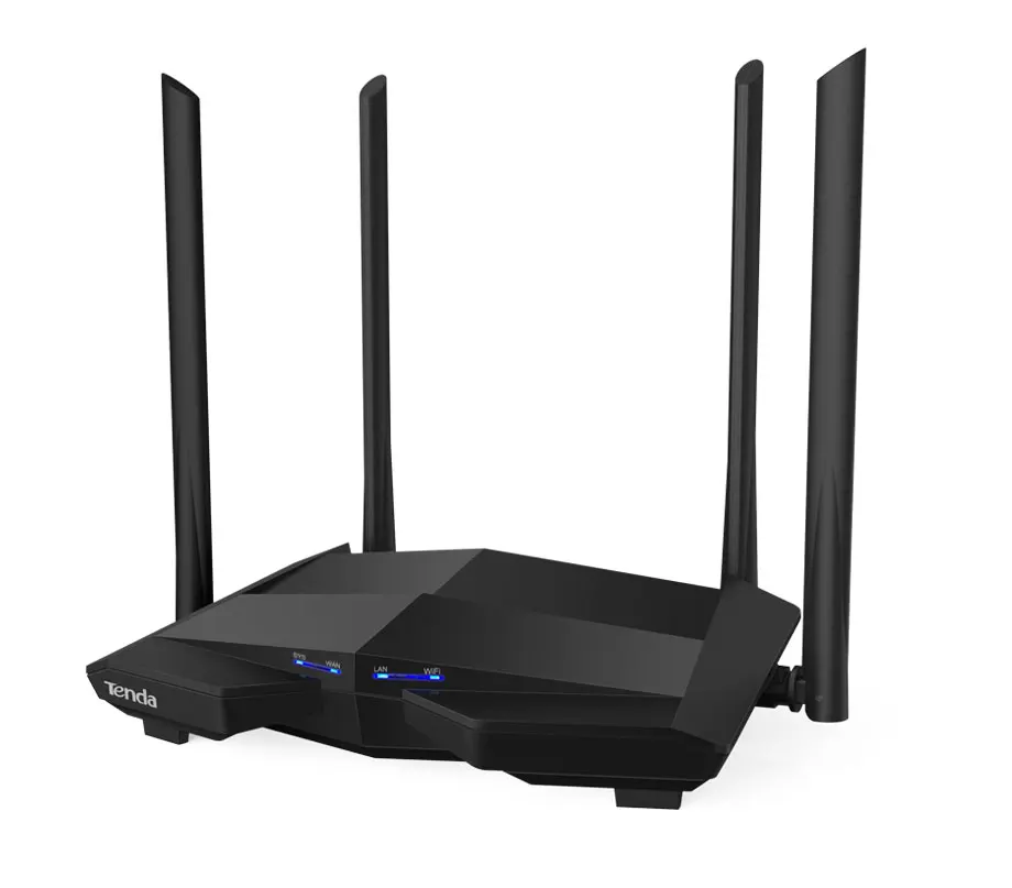 Tenda AC10 AC1200 умный двухдиапазонный гигабитный беспроводной WiFi маршрутизатор Wi-Fi ретранслятор/AP, 1 ГГц процессор, поддержка IPTV/APP управление/Beamforming