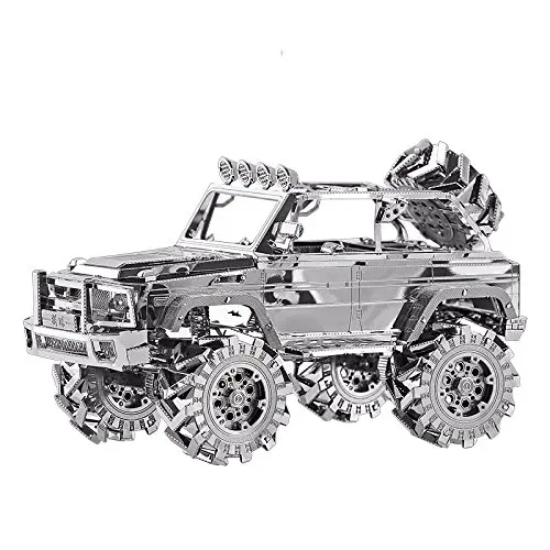 Piececool 3D металлическая головоломка внедорожника лазерная резка Модель Лобзики с 3d
