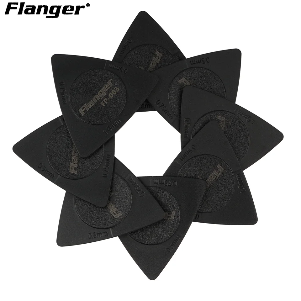 10 шт. запатентованные треугольные гитарные палочки Flanger s 1 0 75 5 мм толщина в +