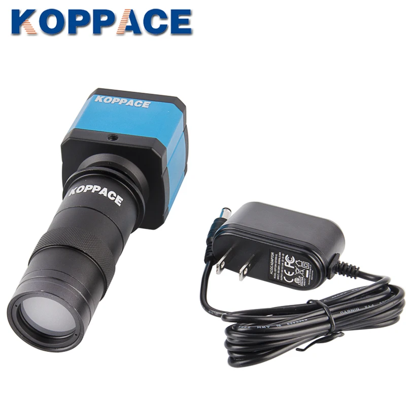 KOPPACE мобильный телефон обслуживания микроскоп, 21 миллион пикселей, HDMI широкоформатный микроскоп камера, светодиодный кольцевой свет, 100X, промышленный микроскоп
