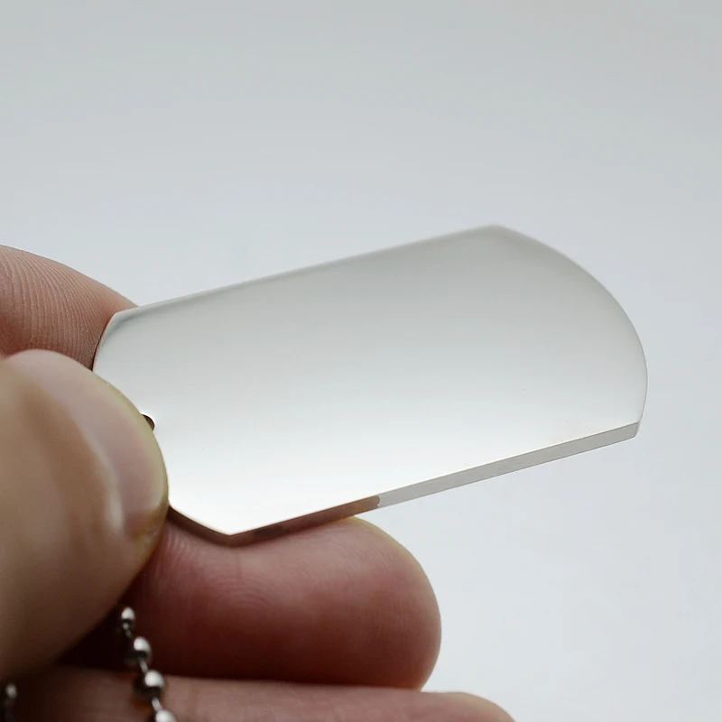 Персонализированный комплект из двух предметов нержавеющей стали без рисунка