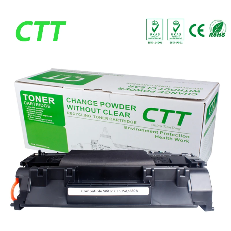 Ctt совместимый для HP LaserJet P2035 2035n 2055dn 2055X принтер ce505a 505a 05a 505 05 ce280a тонер картридж|toner