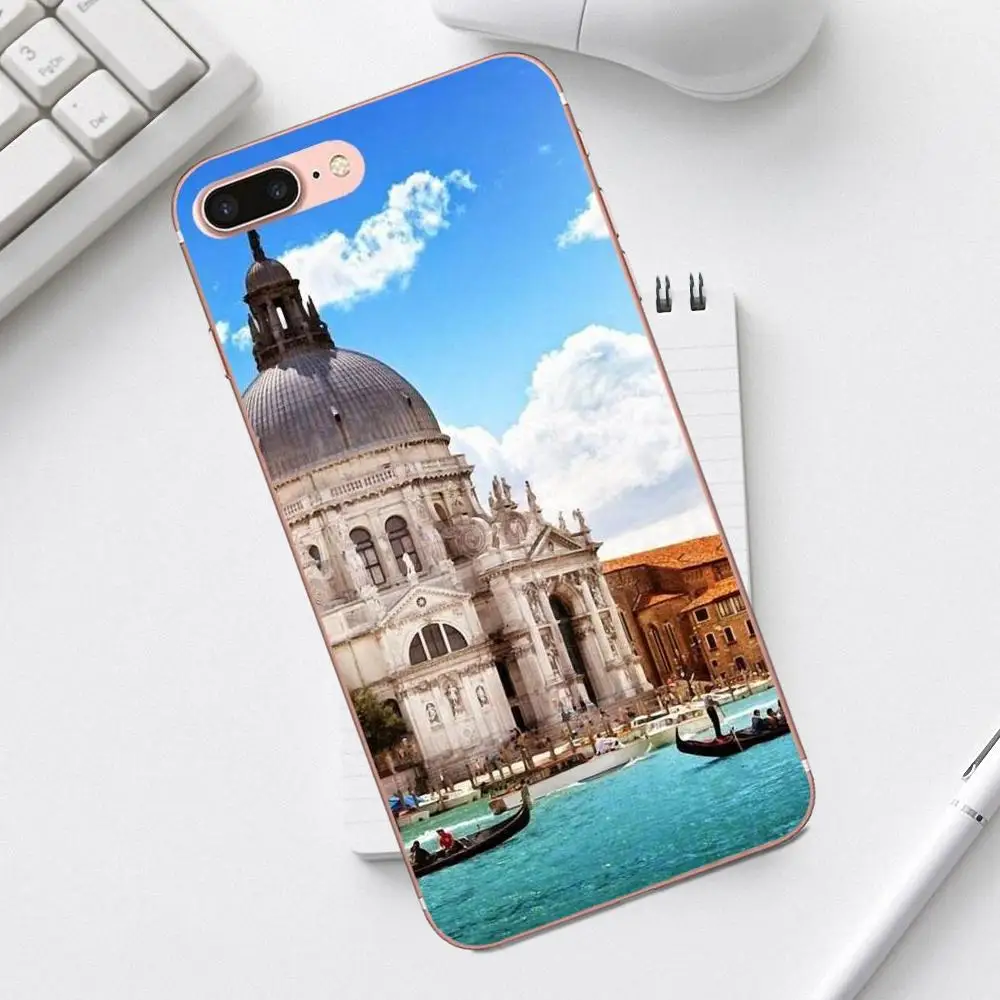 Qdowpz Венеция Италия для Galaxy Alpha Core Prime Note 4 5 8 S3 S4 S5 S6 S7 S8 S9 mini edge Plus Роскошный