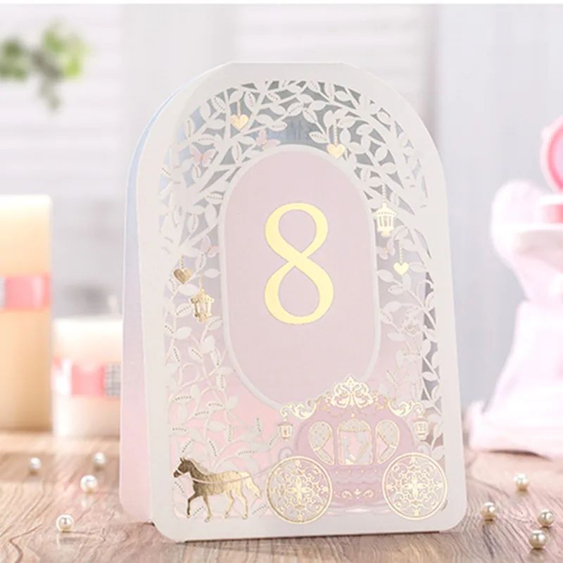 Роскошный розовый цветок элегантные лазерные бумажные праздвечерние чные