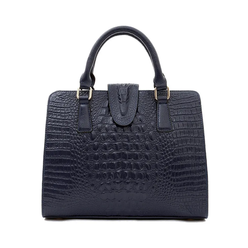 Сумка-мессенджер zквт из натуральной кожи модная сумка крокодила для ноутбука |