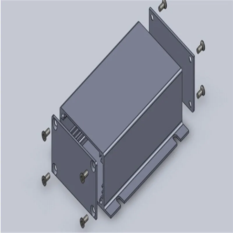 4 штуки в партии хит продаж Настенный алюминиевый экструзионный корпус 30*67*90 мм 1