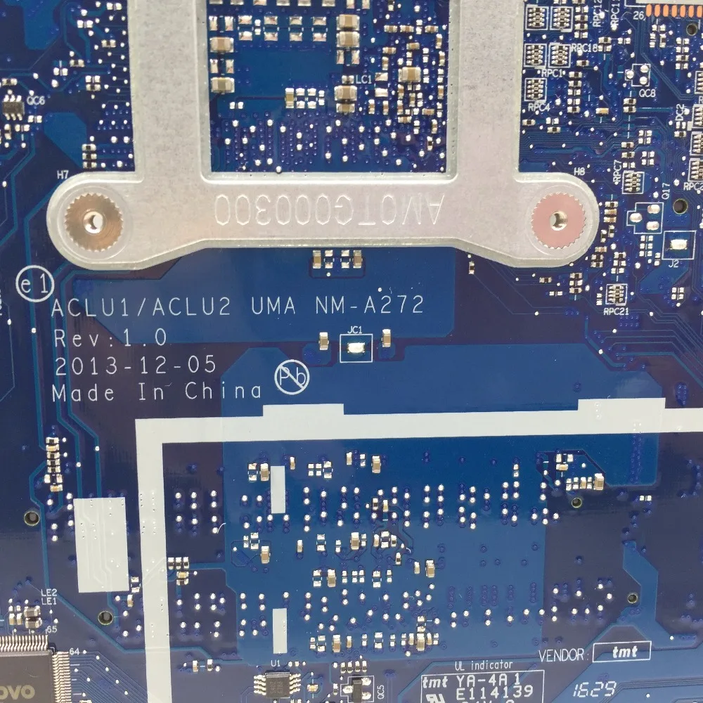 KEFU ACLU1/ACLU2 NM A272 материнская плата для ноутбука Lenovo G50 70 Z50 70M i5 ЦП тест оригинал|laptop