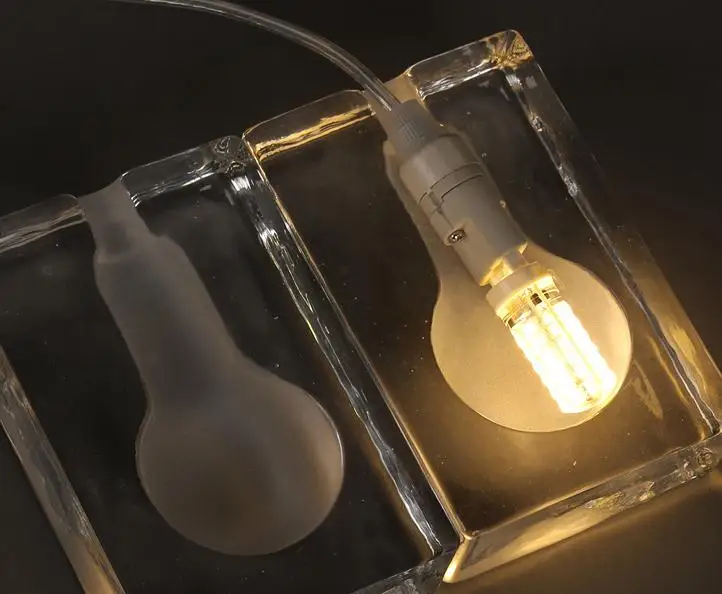 Marmenkina Ice Block Cube DIY Настольная и напольная лампа освещение для гостиной украшение