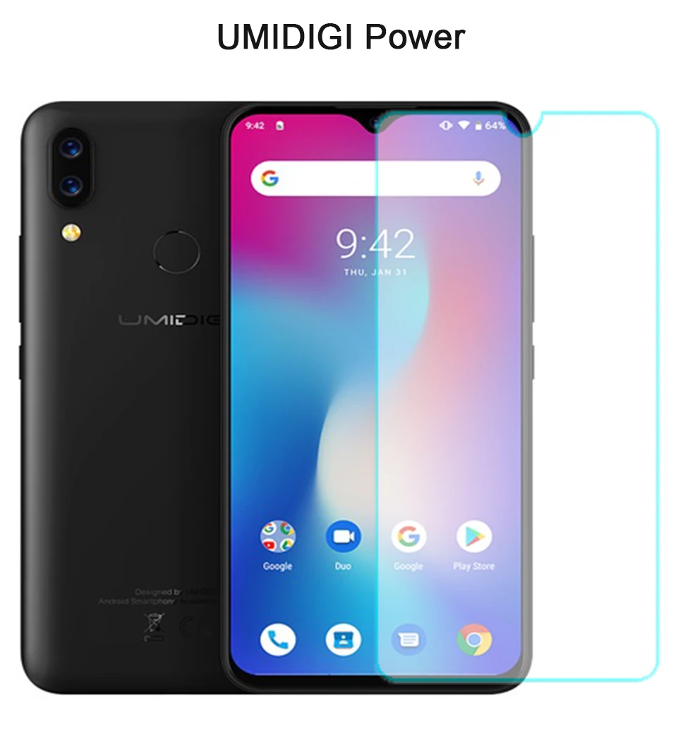 Закаленное стекло для UMIDIGI S3 PRO 9H Защитная пленка экрана защитная стеклянная S F1 PLAY