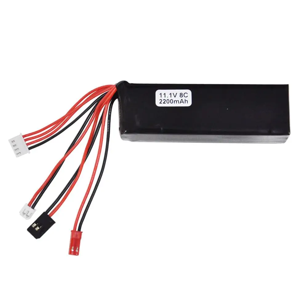 11 1 В 2200 мАч 8C 3S1P Lipo Аккумулятор для Walkera DEVO 7 10 F12E/JR Futaba передатчик RC зарядное