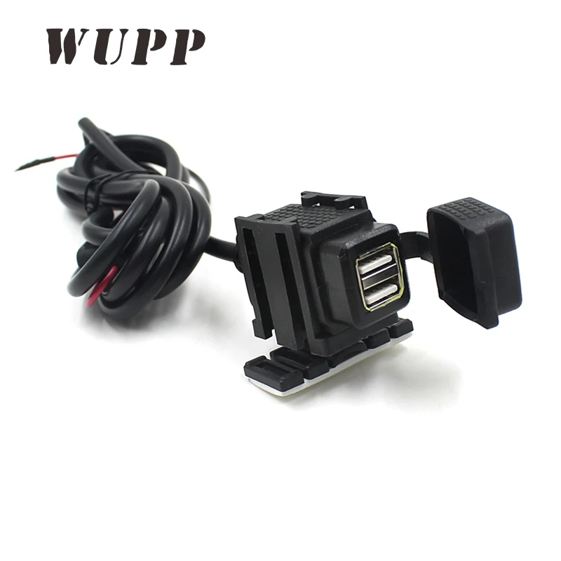 WUPP 5 В 2.1A USB Мотоцикл Велосипед Зарядное устройство Водонепроницаемый питания