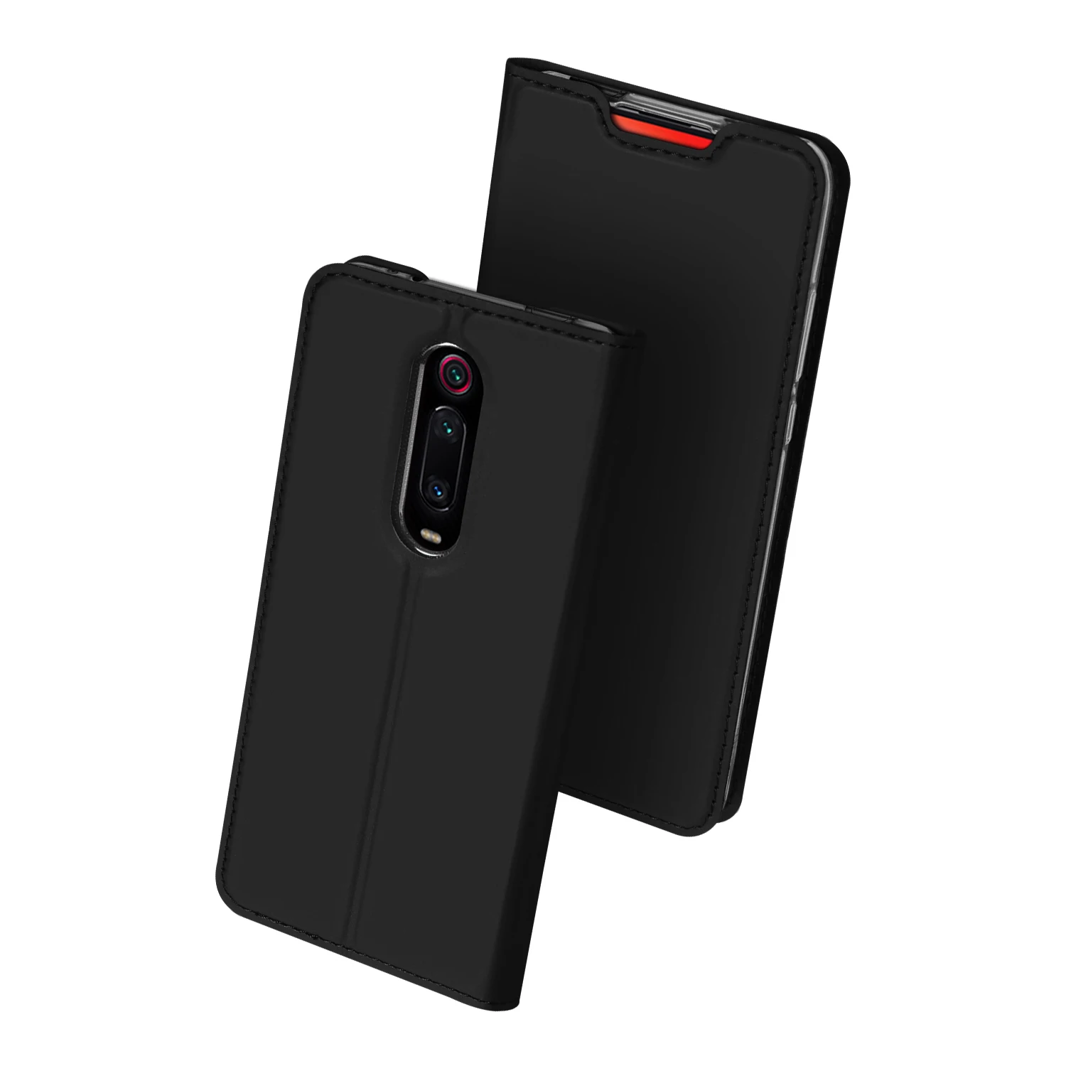 Для Xiaomi mi 9T Pro 9TPro чехол Роскошный кожаный флип-чехол на магните для Xiaomi mi 9T Pro mi 9T Pro Чехол-подставка для телефона - Цвет: Черный