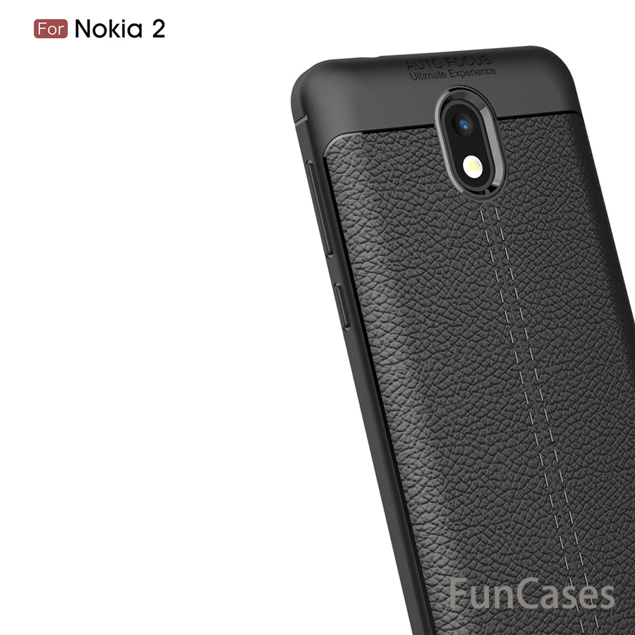 Чехол для телефона Nokia 2 чехол роскошный из ТПУ и силикона кожзаменителя Nokia2 etui