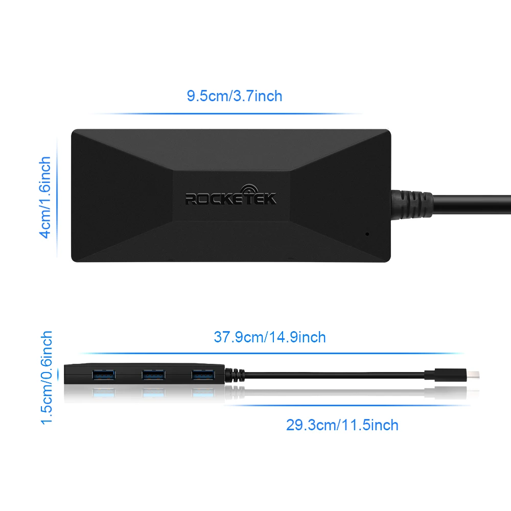 Rocketek type-C USB type c гигабитный Ethernet адаптер 1000 Мбит/с концентратор 3 0 Lan Проводная