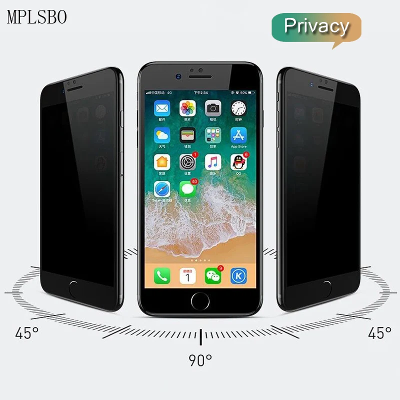 MPLSBO Защитная пленка для экрана iPhone 8 7 6 6S Plus взрывозащищенное Закаленное стекло X 5