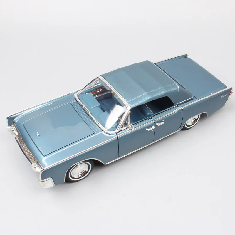 Детский 1:18 ford роскошный винтажный люкс 1961 LINCOLN Континентальный литой автомобиль масштаб металлический игрушечный автомобиль модель сувенир Миниатюрный