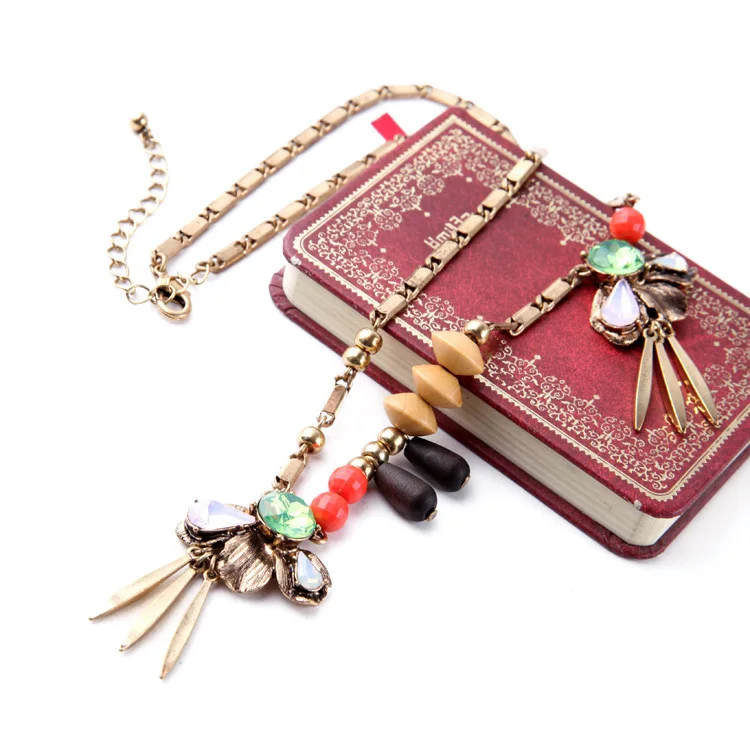 Модный женский Повседневный аксессуар классическое этническое ожерелье с