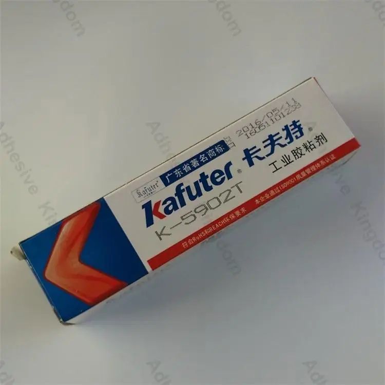 Kafuter 100 г K 5902T прозрачный силиконовый герметик промышленные клеи