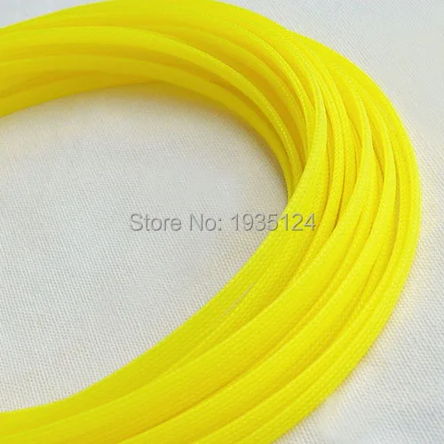 1 м хорошее качество покрытая 4 мм оплетка для автомобильного провода кабеля |