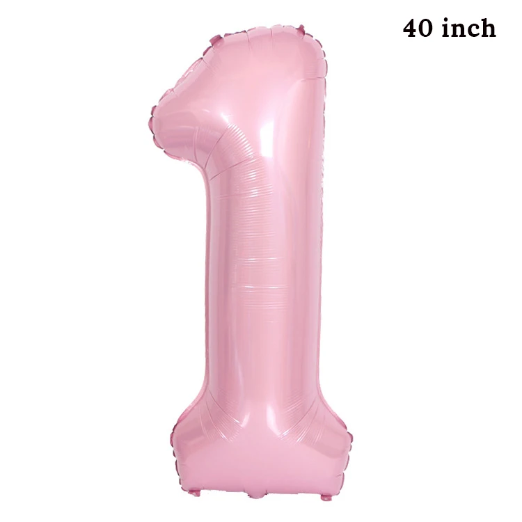 1pcs Foil Balloon Розовый фламинго день рождения декоративная бумага для вечеринок тарелки салфетки чашки Посуда Фламинго Свадебные украшения летние принадлежности для вечеринок - Цвет: 1pcs Foil Balloon