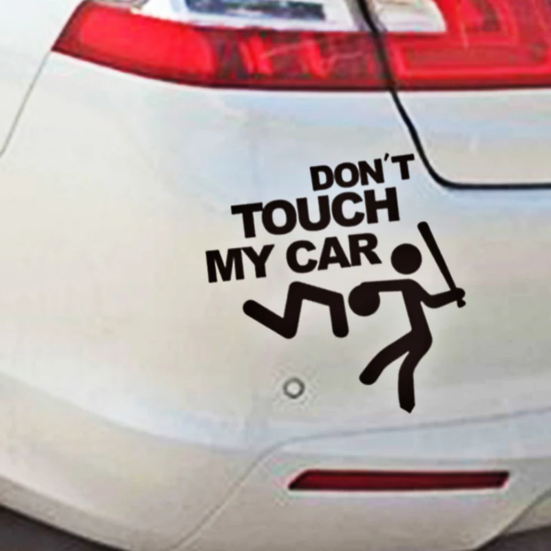 Светоотражающие автомобильные наклейки Aliauto Don't Touch My Car универсальные