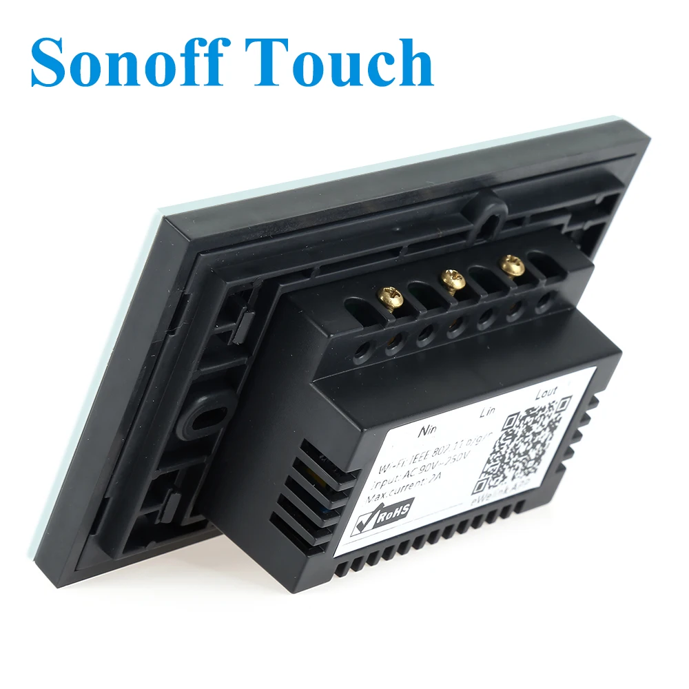 Sonoff Touch EU US Wifi настенный сенсорный выключатель 1 банда способ беспроводной пульт