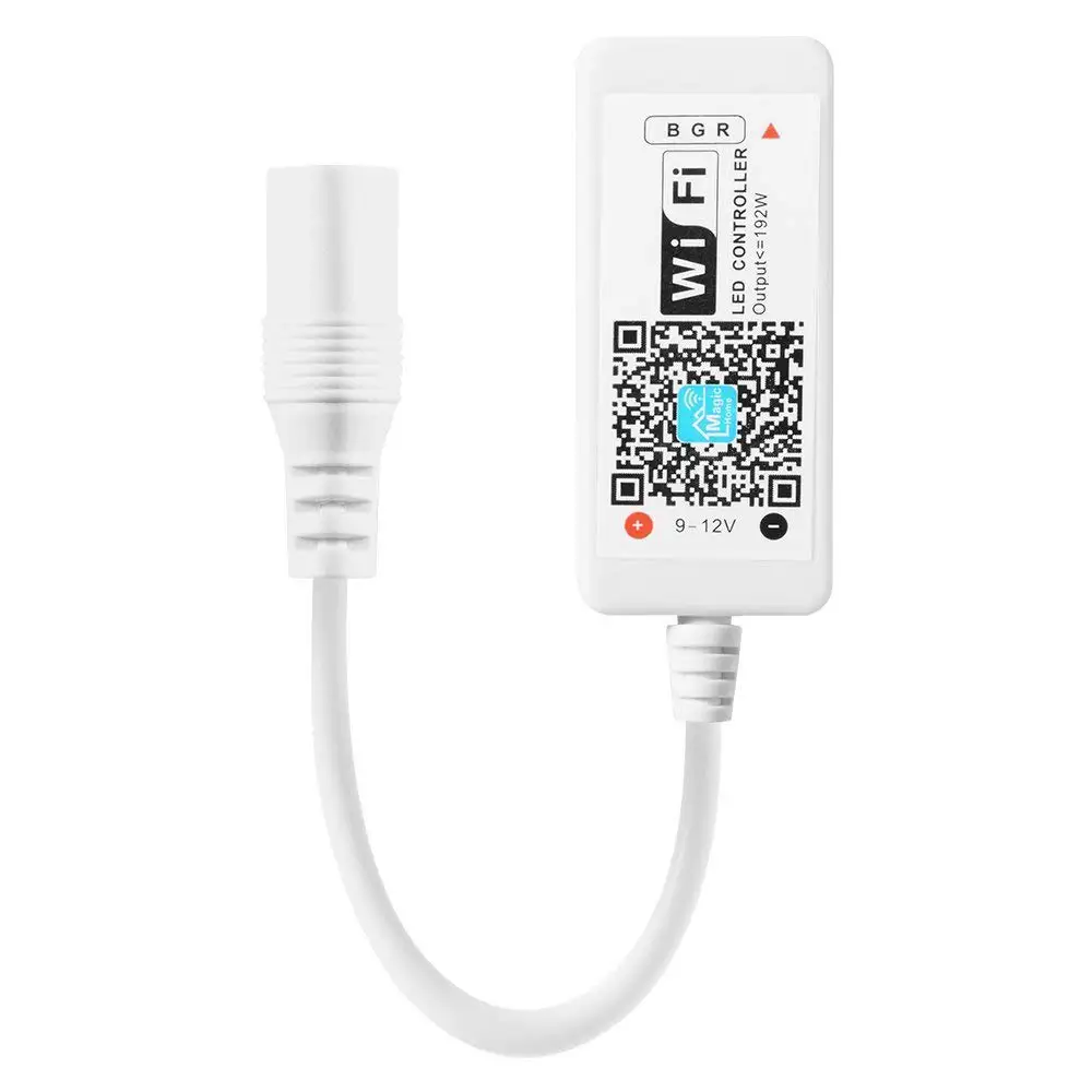 WiFi RGB Гибкий умный светодиодный светильник 12 В постоянного тока работает с Amazon Alexa Google Home Siri 5 м 10 м 15 м SMD 2835 красочный веревочный светильник ing лента - Испускаемый цвет: WiFi RGB