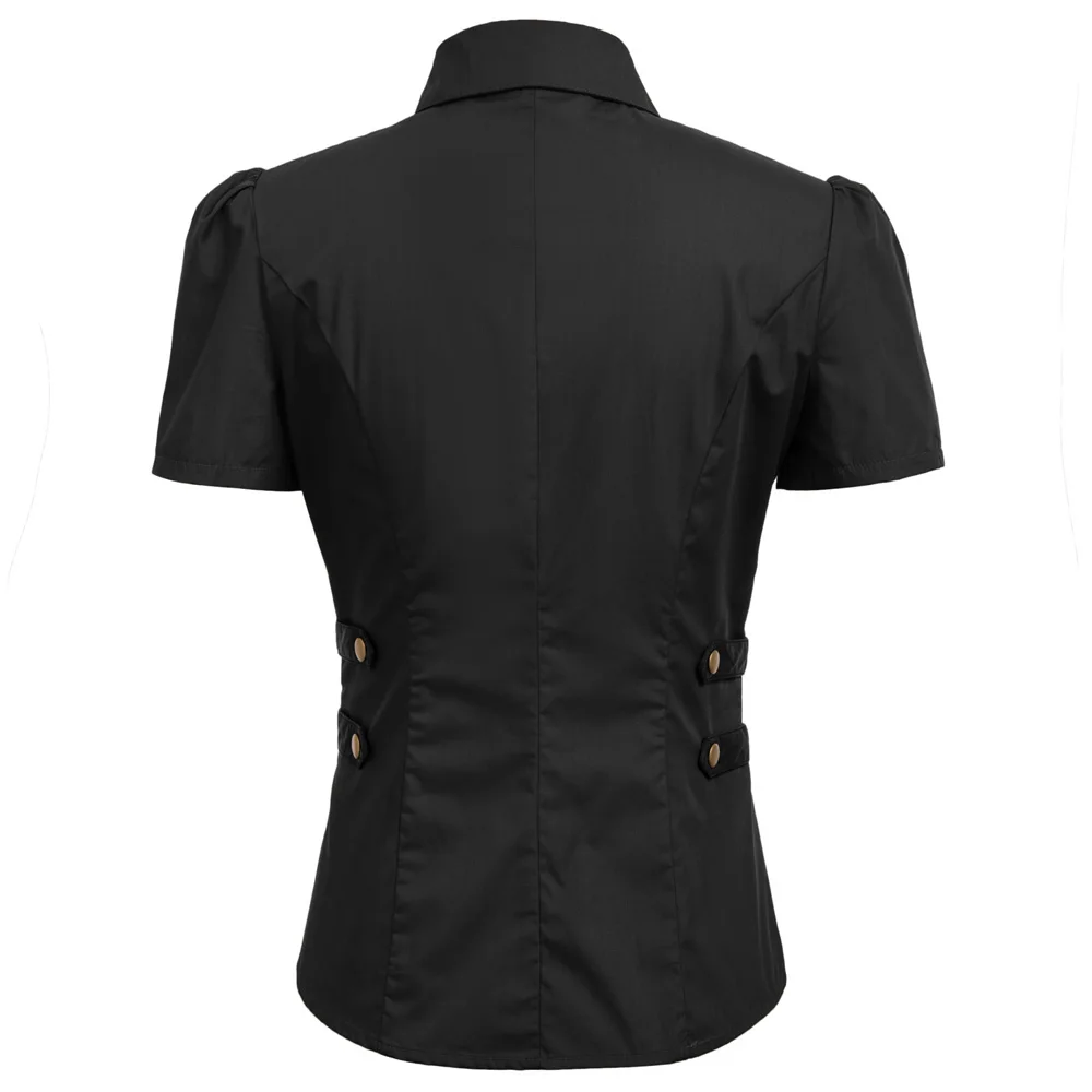 Женская рубашка в винтажном стиле Ретро стиль Офисная блузка Ренессанс стимпанк