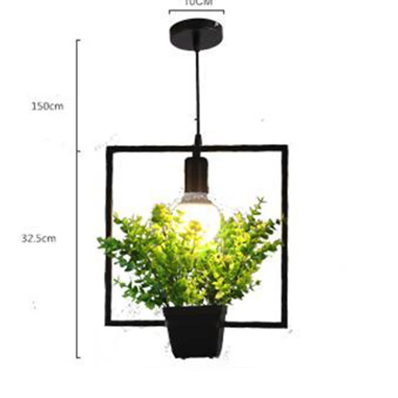 

Подвесные светильники JKGBL черные из железа E27