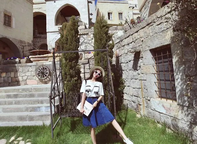 Летняя Новинка 2020 модная юбка пуховик с пуговицами длина до колена свободный