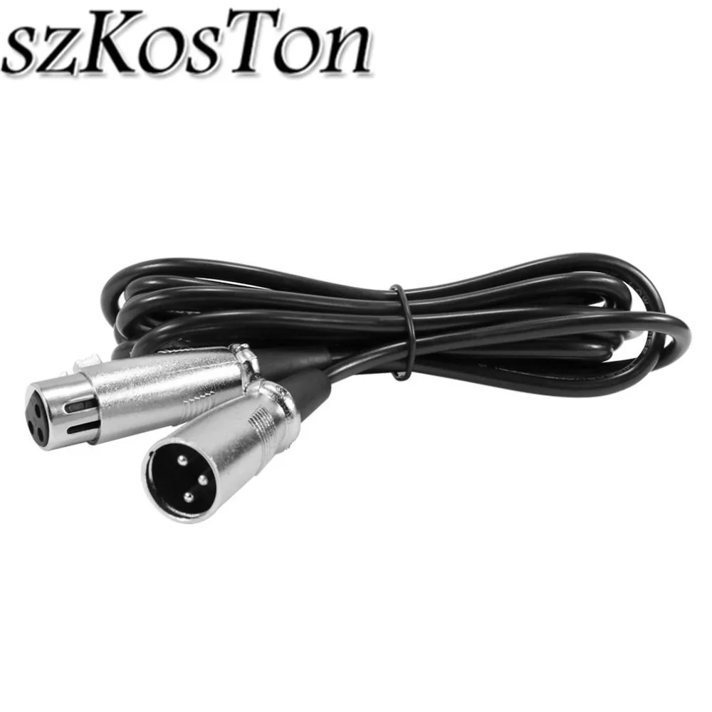 3 контактный кабель XLR Male Female для студийного микрофона bm 800 аудиокабель караоке