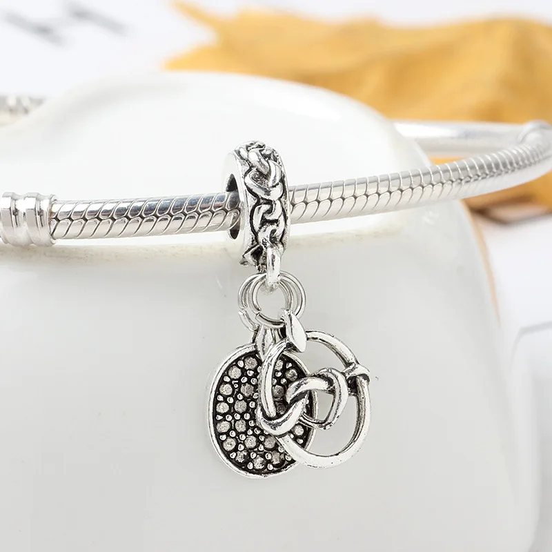 Серебристые цвета happy bull dog бусины кошка подвеска талисманы Fit Pandora Браслеты и браслеты для женщин новые модные украшения DIY berloques