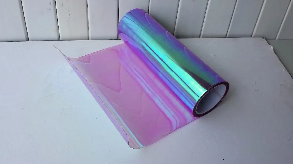 3 Rolls Purple Chameleon Headlight Tint Film For Car Taillight Fog Vinyl PROTWRAPS NEO CHROME Headlamp Tinting size0.3X10m/Roll |