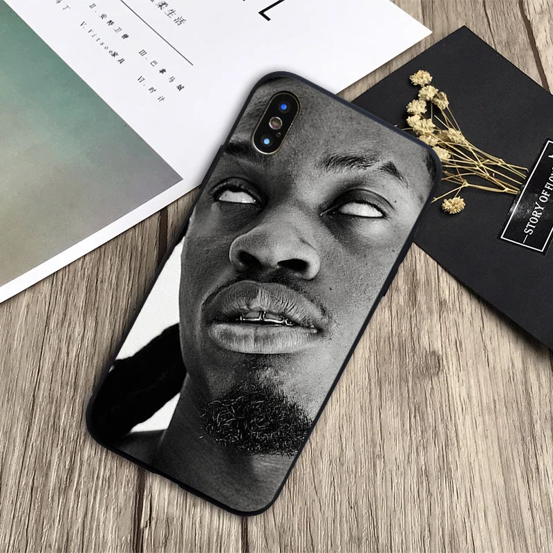 Мягкий силиконовый черный чехол Denzel с изображением карри для iPhone 6 6plus 7 8plus 5 5S 5C SE X
