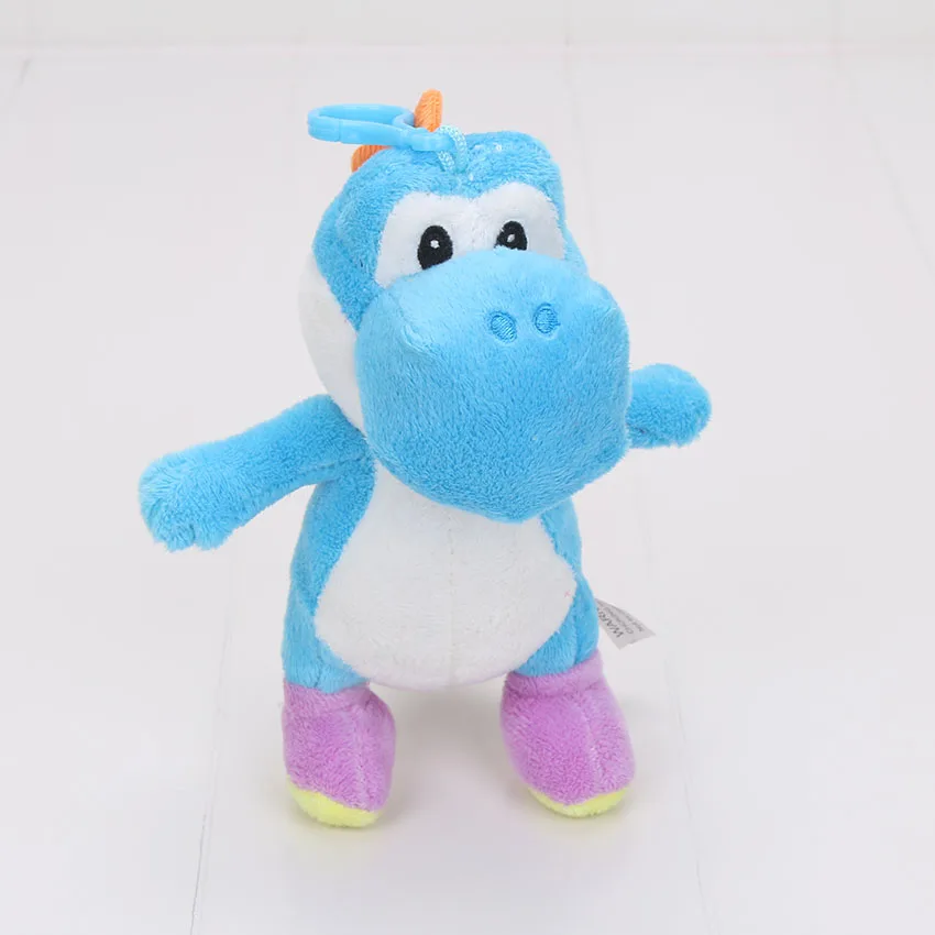 18cm blue yoshi Классические игровые персонажи Super Mario Bros, плюшевые куклы, 6-25 см, Супер Марио и Луиджи Йоши Марио, производитель, мягкая плюшевая кукла, игрушка - Цвет: 18cm blue yoshi