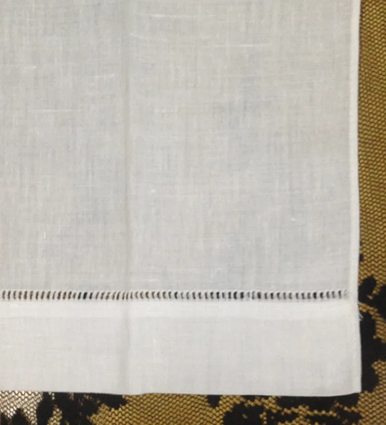Набор из 12 платков полотенце белое льняное чайное s 14 x22 тканевое для гостей кухни