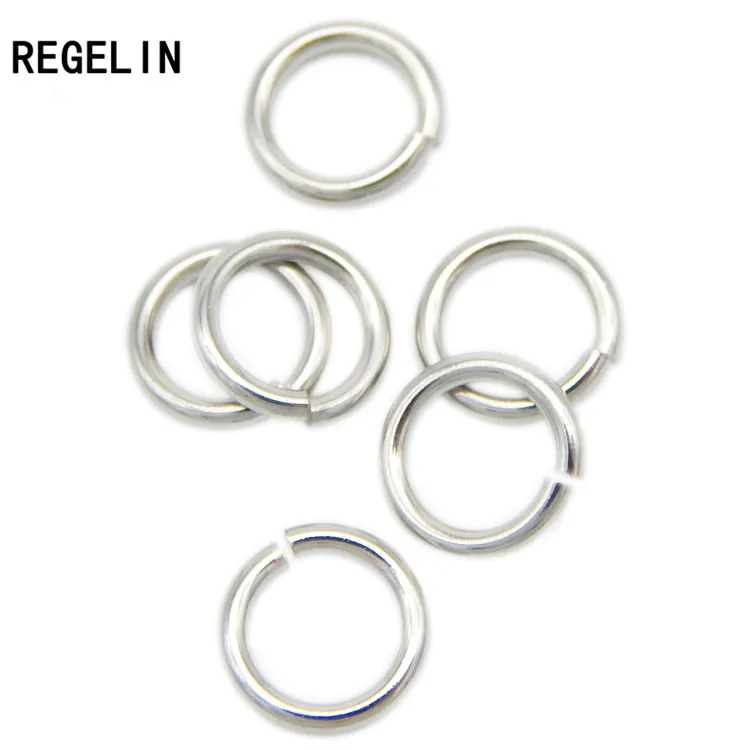 Регулируемые кольца из нержавеющей стали 100 шт./лот|jump rings silver|split ring connectorsring connector |