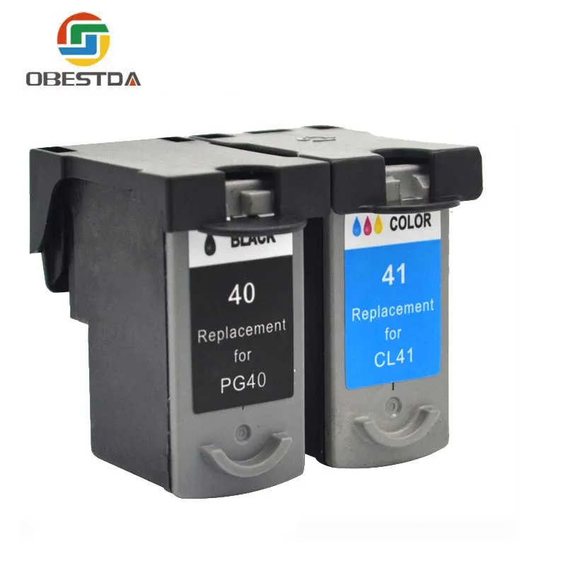 Совместимые чернильные картриджи Obestda для Canon PG40 CL41 iP1600 / IP1700 IP1800 PG 40 MP140 MP450 MP470