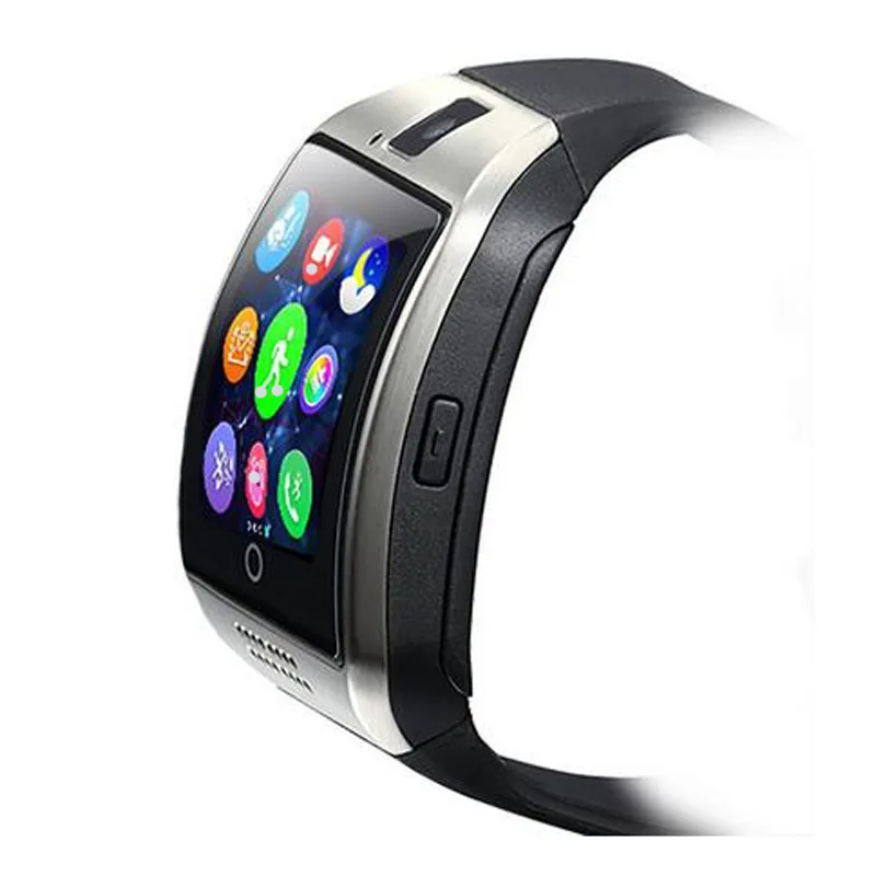 Q18 Smart Watch для Android поддержки GPRS Bluetooth мужские и женские Спорт Reloj inteligente Samsung телефон