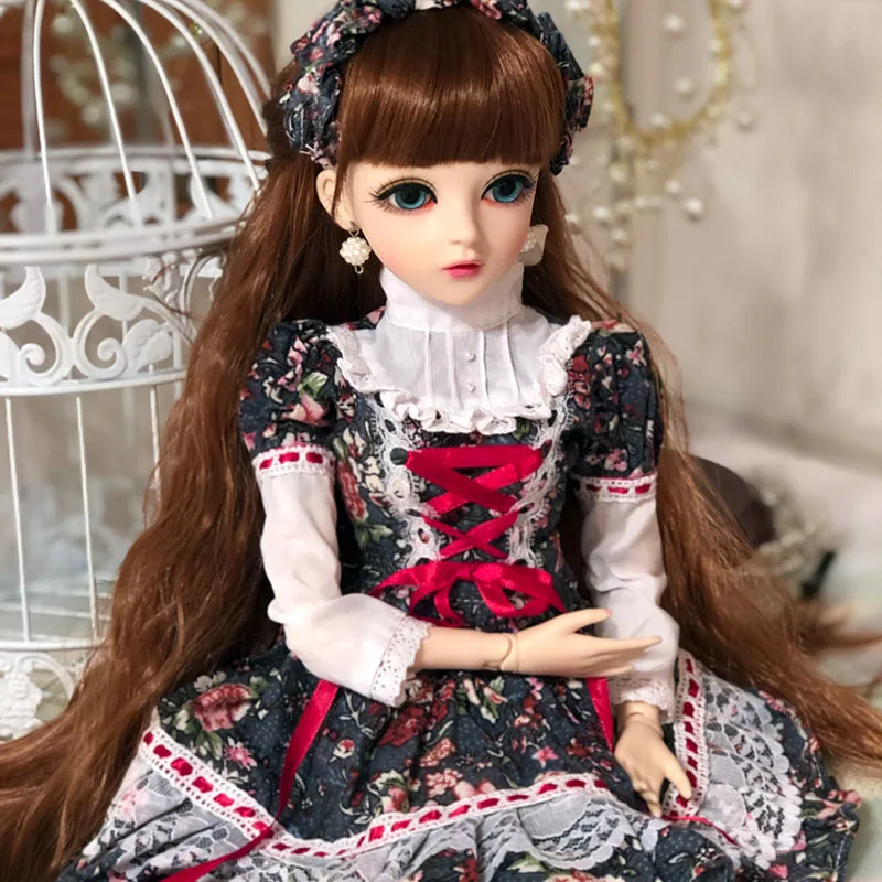 Красный 1/3 BJD 60 см куклы игрушки высшего качества китайская Кукла 18 шарниров BJD шаровая шарнирная кукла Мода девушка подарок игрушки для девочек модифицированная версия - Цвет: Красный