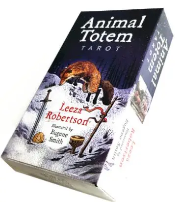Animal Totem Tarot Новинка, верхняя одежда для детей с рисунком Тотем Таро карты забавные Настольная игра Таро палубная карта для всей семьи игры 78 шт./компл - Цвет: Animal Totem Tarot