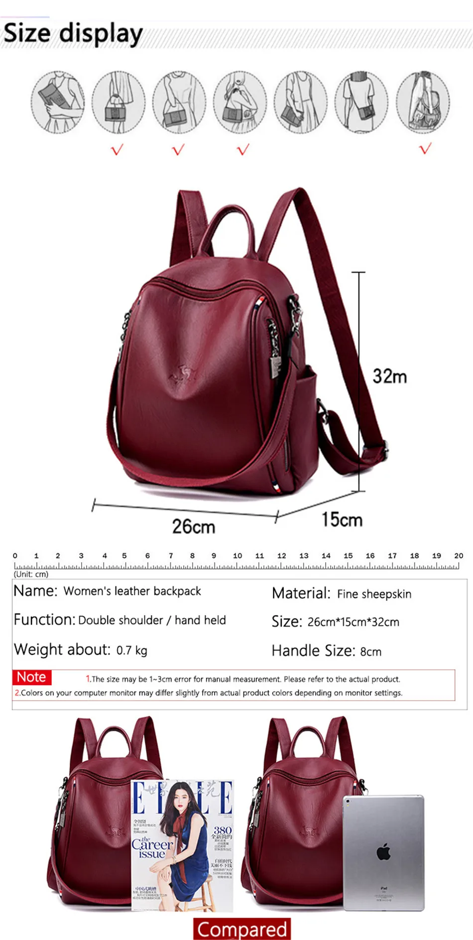 Женский кожаный рюкзак, Mochilas mujer, светильник, роскошные женские сумки через плечо, Sac a Dos, женский рюкзак для путешествий, Одноцветный, новинка