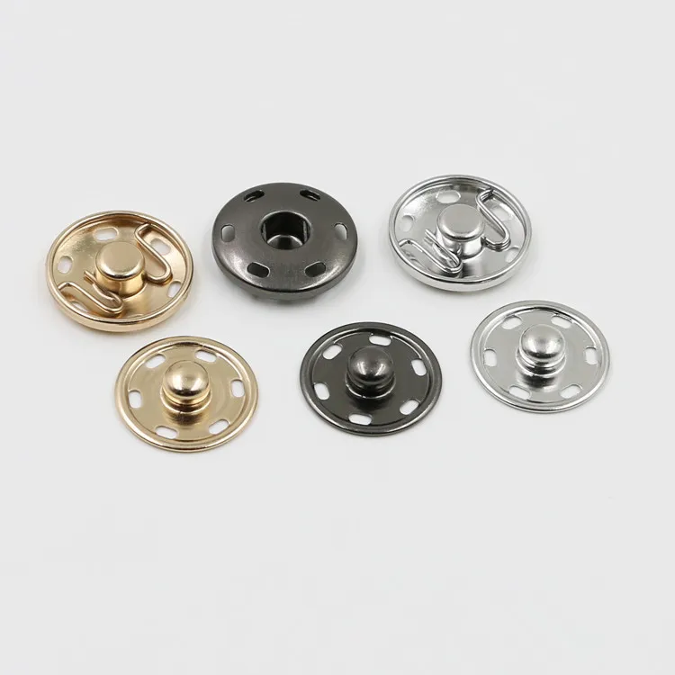 50sets 8mm-30mm metal snap button for child coat women shirt press DIY craft clothing silver gold gun black | Дом и сад