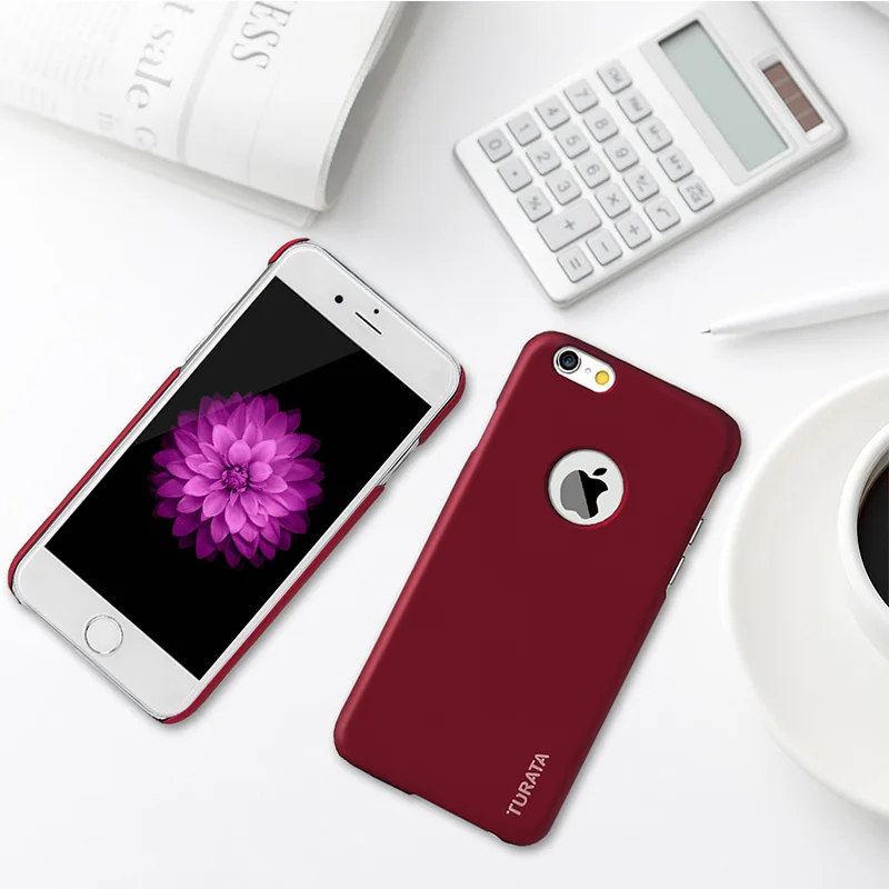 For iPhone 6 / Plus Case - TURATA [Ultra Slim Fit] [Smooth Touch] Four Layer Paint Hard Plastic Cover for |