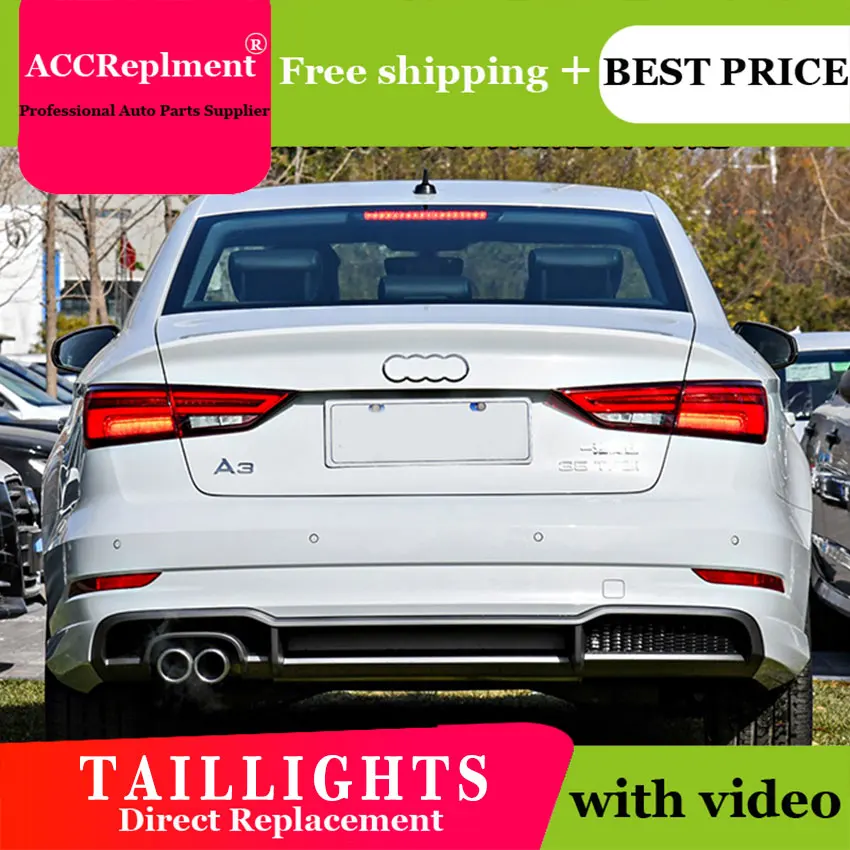 

AUTO.PRO 2013-2019 For Audi A3 LED rear lights For Audi A3 LED taillights A4 model LED rear lamp car styling car led light