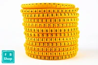 ec 0ec 1ec 2ec 3 600pcs each50pcs yellow cable markers letter 6sq mm 0 to 9 x for wire diameter cable markers