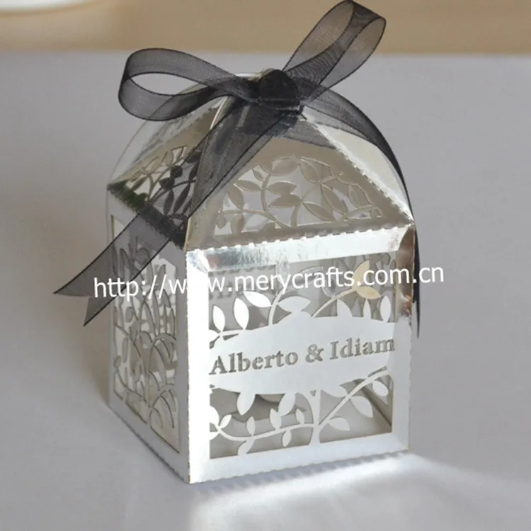 Бумажный материал и коробка свадебных приглашений использование лазерная резка