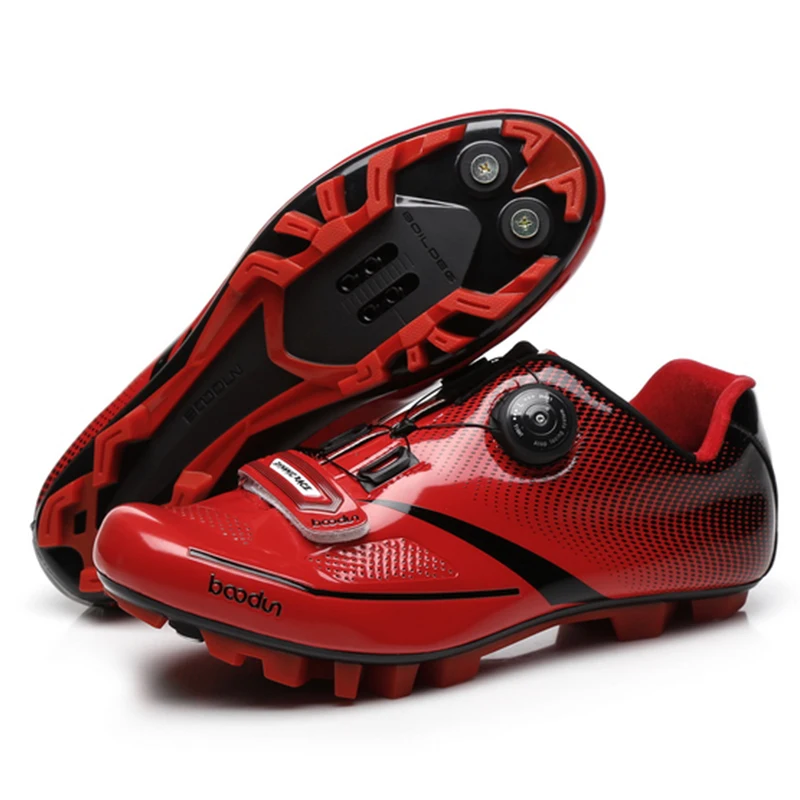 Мужская обувь для езды на велосипеде BOODUN горного велосипеда нескользящая гонок |