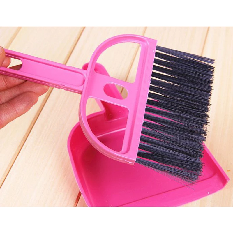 Портативный Мини Совок комплект Pooper Scooper очистки собака Кот отходов метла + корма
